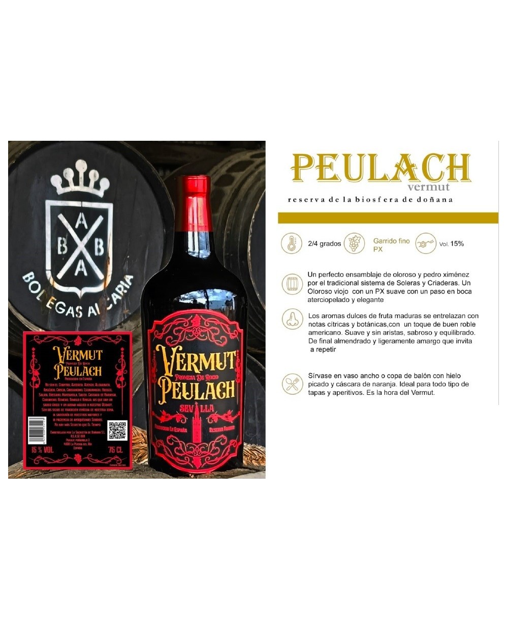 Vermut Peulach Promesa del Rocío | Vermut Andaluz