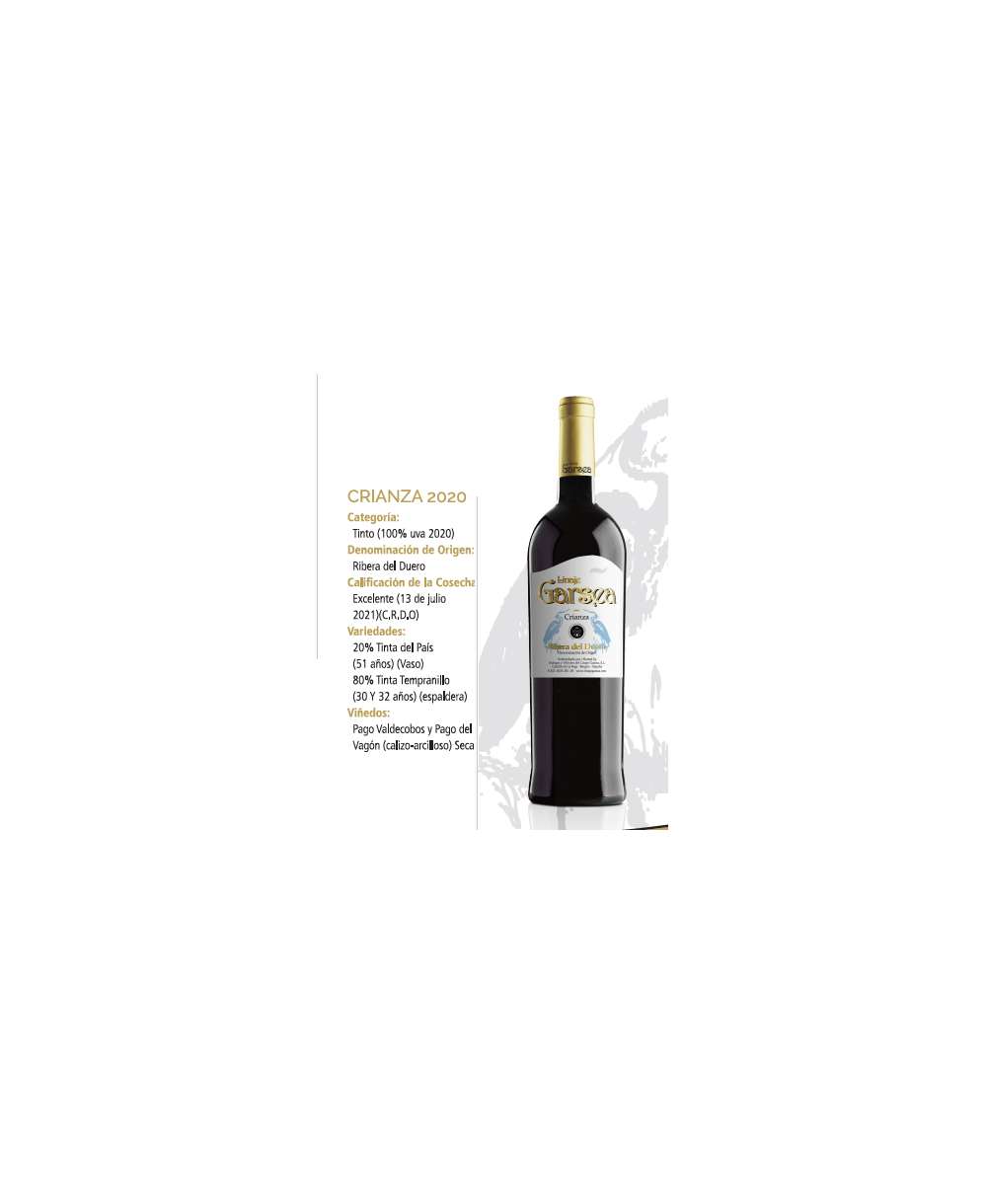 Linaje Garsea Crianza 2020 Ribera del Duero